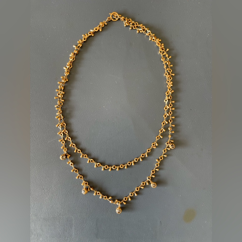 Catherine Popesco Gold Layered Necklace
